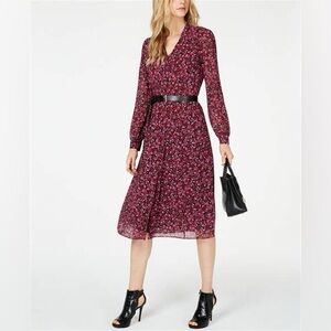 Michael Kors Womens Grand Papillon Shirt Dress - Size XS